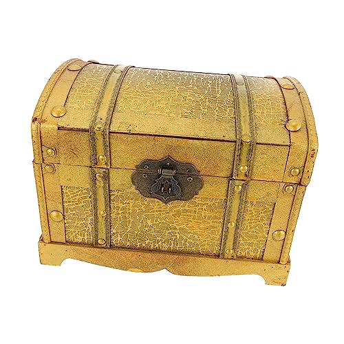 Yardenfun Vintage Piratenschatzkiste Aufbewahrungsbox Für Schmuck Aus Holz Mit Schloss Dekorative Aufbewahrungsbox Für Kommode Yardenfun Vintage Piratenschatzkiste Aufbewahrungsbox Für Schmuck Aus Holz Mit Schloss Dekorative Aufbewahrungsbox Für Kommode von Yardenfun