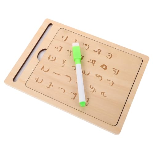 Yardwe 1 Satz Arabischer Schreibblock Schreibübungen für Schreibübungen für Kleinkinder Kleinkind Montessori Alphabetverfolgung Zeichenbrett hölzern Beige Yardwe 1 Satz Arabischer Schreibblock Schreibübungen für Schreibübungen für Kleinkinder Kleinkind Montessori Alphabetverfolgung Zeichenbrett hölzern Beige von Yardwe
