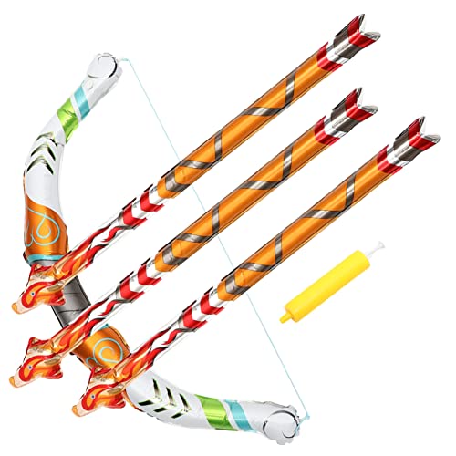 Yardwe 1 Satz Aufblasbare Bogen- Und Pfeilspielzeuge Bogenschießset Für Kinderpartyballons Aufblasbare Spielzeuge Für Luftballons Bogen Ballons Spielzeugpfeile Pvc von Yardwe
