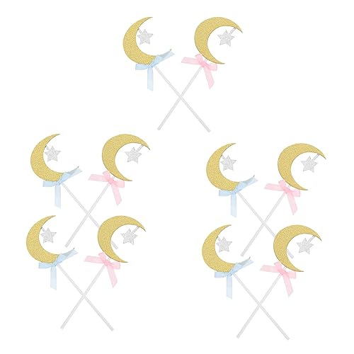 Yardwe 1 Satz Backen Dekoration Mondkuchen Topper Mondstern Cupcake Topper Einfügen Kuchendeckel Mond Und Sterne Kuchendekor Mond- Und Sternkucheneinsätze Papier 20 Stück Yardwe 1 Satz Backen Dekoration Mondkuchen Topper Mondstern Cupcake Topper Einfügen Kuchendeckel Mond Und Sterne Kuchendekor Mond- Und Sternkucheneinsätze Papier 20 Stück von Yardwe