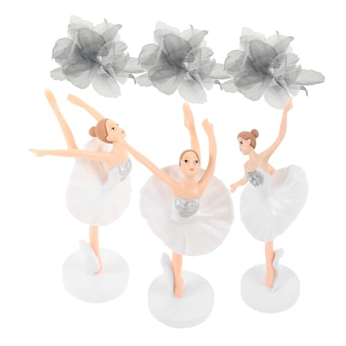 Yardwe 1 Satz Ballerina Kuchendekoration Set Teiliges Ensemble mit Eleganten Ballerina Figuren und Grauen Blütenblättern für Kreative Tortendeko und Festliche Anlässe Yardwe 1 Satz Ballerina Kuchendekoration Set Teiliges Ensemble mit Eleganten Ballerina Figuren und Grauen Blütenblättern für Kreative Tortendeko und Festliche Anlässe von Yardwe