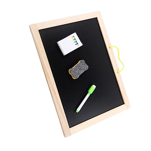 Yardwe 1 Satz Doppelseitiges Magnetisches Staffelei mit Holzrahmen Höhenverstellbar Schreib und Zeichenboard für Kreative für Wandmontage und Vielseitige Nutzung von Yardwe