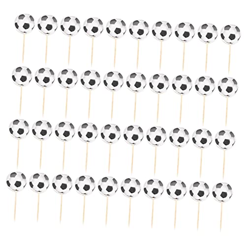 Yardwe 1 Satz Fußball Zahnstocher Flagge Kuchen Ornament Muffin Topper Party Kuchen Topper Cupcake Topper Party Dessert Dessert Einsatz Topper Fußball Kuchen Topper 24 Stück Yardwe 1 Satz Fußball Zahnstocher Flagge Kuchen Ornament Muffin Topper Party Kuchen Topper Cupcake Topper Party Dessert Dessert Einsatz Topper Fußball Kuchen Topper 24 Stück von Yardwe