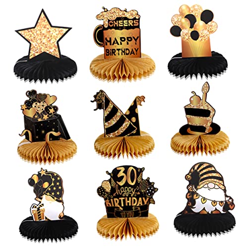 Yardwe 1 Satz Geburtstag Dekorationen Männer Party Quaste groß Bienenwabe Waben Tischdekoration zum 30. Geburtstag Dekorationen zum 30. Geburtstag Geburtstagsverzierung Papier Schwarz Yardwe 1 Satz Geburtstag Dekorationen Männer Party Quaste groß Bienenwabe Waben Tischdekoration zum 30. Geburtstag Dekorationen zum 30. Geburtstag Geburtstagsverzierung Papier Schwarz von Yardwe