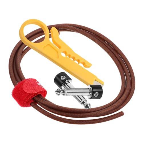 Yardwe 1 Satz Gitarre Effektkabel Stecker und Verbindungskabel für Bass und Gitarren Kurze Noise Reduction Lösung Hochwertiges Zubehör für Musiker Kompakt und Langlebig von Yardwe