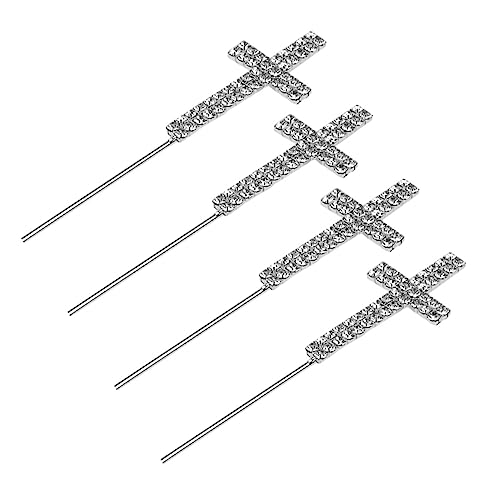 Yardwe 1 Satz Kuchendekorationseinsatz Kreuzdekor Kreuz-cupcake-picks Glitzer Kreuz Party Decoration Party Dekoration Tortendekoration Zum Jubiläum Kuchen -topper Legierung Silver 4 Stück Yardwe 1 Satz Kuchendekorationseinsatz Kreuzdekor Kreuz-cupcake-picks Glitzer Kreuz Party Decoration Party Dekoration Tortendekoration Zum Jubiläum Kuchen -topper Legierung Silver 4 Stück von Yardwe