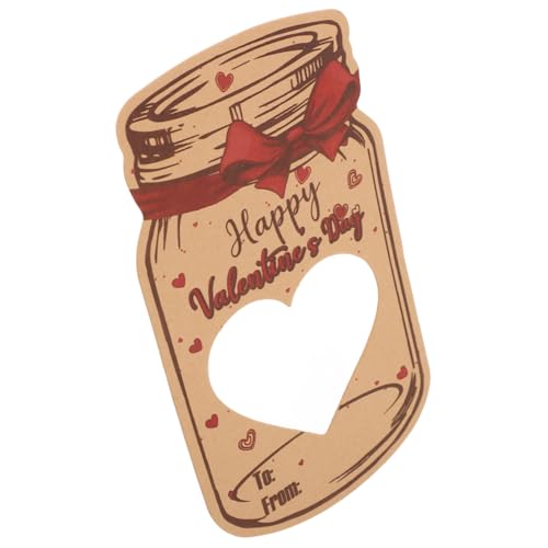 Yardwe 1 Satz Liebe Grußkarte valentine tauschkarten Valentinskarten Valentinstagskarten für die Kinderschule Valentins-Tauschkarten valentinstag grußkarten Papier von Yardwe