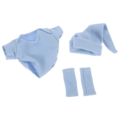 Yardwe 1 Satz Puppenkleidung und Zubehör für Große Puppen mit Kleidung Schuhen und Hut für Rollenspiele und Puppendekoration Komplettes Outfit für Stilvolles Ankleiden von Yardwe