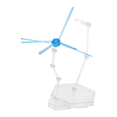 Yardwe 1 Satz Puppenständer Figur Zubehör Figurenständer Figuren-Display-Basis Actionfiguren-Display Effekte für Actionfiguren Display-Basis für Figuren Plastik Blue von Yardwe