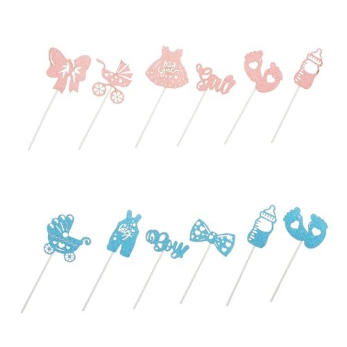 Yardwe 1 Set Requisiten Zur Geschlechtsenthüllung Kuchendekoration Zur Geschlechtsenthüllungsparty Zubehör Zur Geschlechtsenthüllung Cupcake Toppings Cupcake Topper Zur Yardwe 1 Set Requisiten Zur Geschlechtsenthüllung Kuchendekoration Zur Geschlechtsenthüllungsparty Zubehör Zur Geschlechtsenthüllung Cupcake Toppings Cupcake Topper Zur von Yardwe