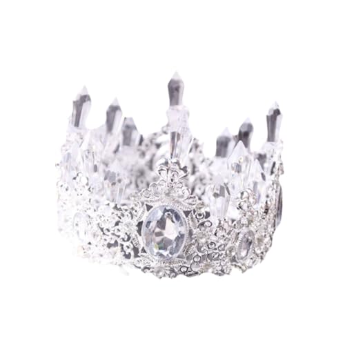Yardwe 1 Stück Kristallkrone Kristall Kuchen Krone Tortenaufsatz Kronenornament Aus Metall Krone Parteibevorzugung Kronendekor Krone Für Frauen Brautkrone Aus Kristall Weiß Yardwe 1 Stück Kristallkrone Kristall Kuchen Krone Tortenaufsatz Kronenornament Aus Metall Krone Parteibevorzugung Kronendekor Krone Für Frauen Brautkrone Aus Kristall Weiß von Yardwe