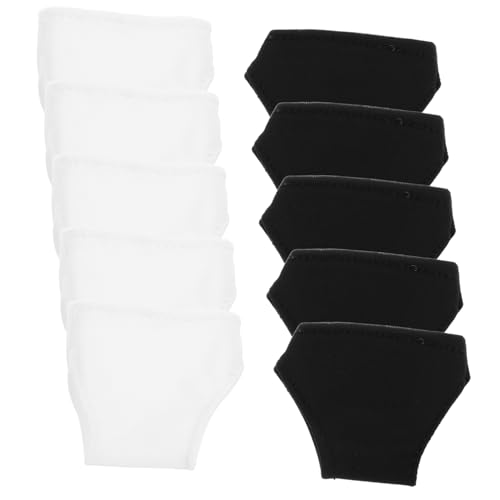 Yardwe 10 Stück 1/6 Weibliche Shorts Outfits Slips Für 29 cm Mädchen Puppen Reborn Baby Kleidung Zubehör Action Figur Spielzeug von Yardwe