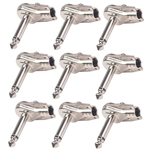 Yardwe 10 Stück Gitarreneffektor Kabelstecker Rechts Audio Gitarrenpedal E Gitarre Patchkabel Gitarrenverkabelung Gitarrenkabelbuchse Schnittstelle Instrumentenanschluss Gitarrenkabel Ts von Yardwe