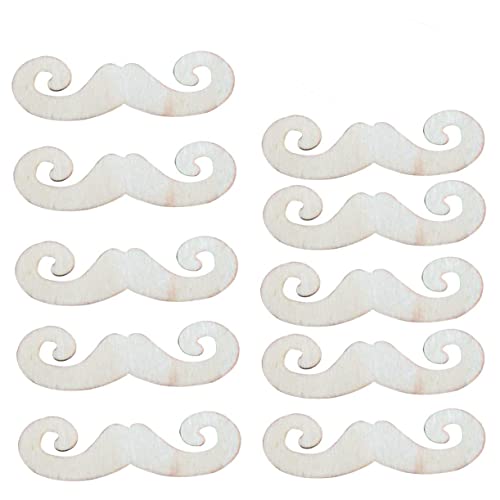 Yardwe 10 Stück Holzkritzelhellholzchips Ornament DIY Bastelverzierung Handwerk Holzspäne zum Basteln unfertigte Holzschmuckstücke Holzausschnitte Bambus von Yardwe