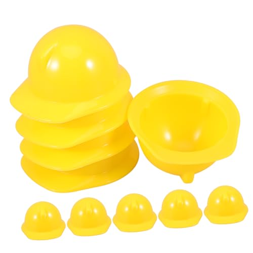 Yardwe 10 Stück Mini-Bauhut Junge Miniaturhüte Mini-Hut bunt Herstellung Kind Security Cap Safety Cap DIY-Puppenhut Gelber Baustellen-Hut Miniatur-Bauhut Mini-Puppenhelm Plastik Yellow Yardwe 10 Stück Mini-Bauhut Junge Miniaturhüte Mini-Hut bunt Herstellung Kind Security Cap Safety Cap DIY-Puppenhut Gelber Baustellen-Hut Miniatur-Bauhut Mini-Puppenhelm Plastik Yellow von Yardwe
