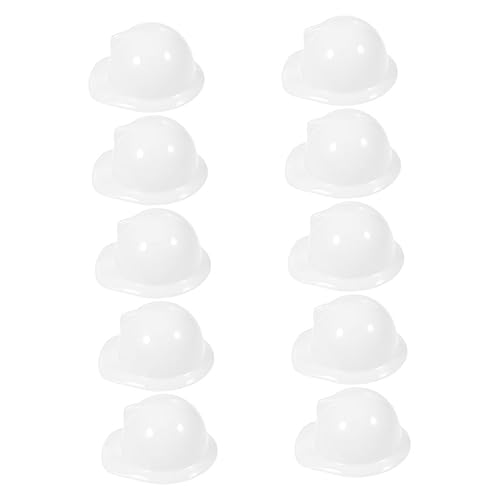 Yardwe 10 Stück Mini-Bauhut winzig bunt Miniaturen Party Mini-Sachen kuchendekoration tortendeko firmung Miniaturhelm Puppenhut Zubehör Minihelm für Puppe Mini-Schutzhelm Plastik Weiß Yardwe 10 Stück Mini-Bauhut winzig bunt Miniaturen Party Mini-Sachen kuchendekoration tortendeko firmung Miniaturhelm Puppenhut Zubehör Minihelm für Puppe Mini-Schutzhelm Plastik Weiß von Yardwe
