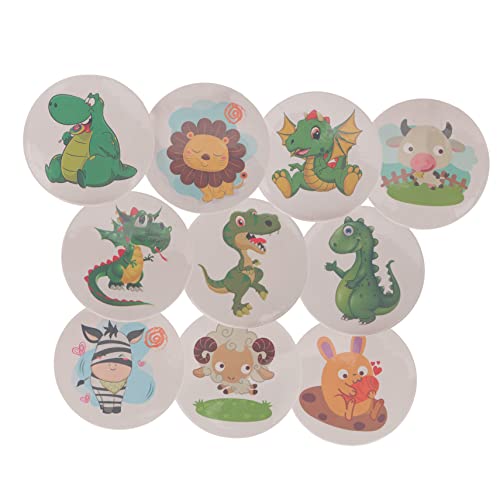 Yardwe 10 Stück Potty Training Sticker für Kleinkinder Farbwechselnde Cartoon Aufkleber für Toilette für Töpfchenübung und Einfach Anzubringen mit Tiermotiven für Mehr Spaß Beim Training von Yardwe