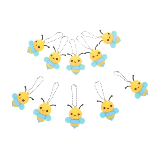 Yardwe 10 Stück Schlüsselanhänger Bienendekor Reiz Bienenparty Bienenspielzeug Schlüsselbund Handtaschen-Hängeornamente hängende Biene Bienen-Anhänger Bienenanhänger PVC Yardwe 10 Stück Schlüsselanhänger Bienendekor Reiz Bienenparty Bienenspielzeug Schlüsselbund Handtaschen-Hängeornamente hängende Biene Bienen-Anhänger Bienenanhänger PVC von Yardwe