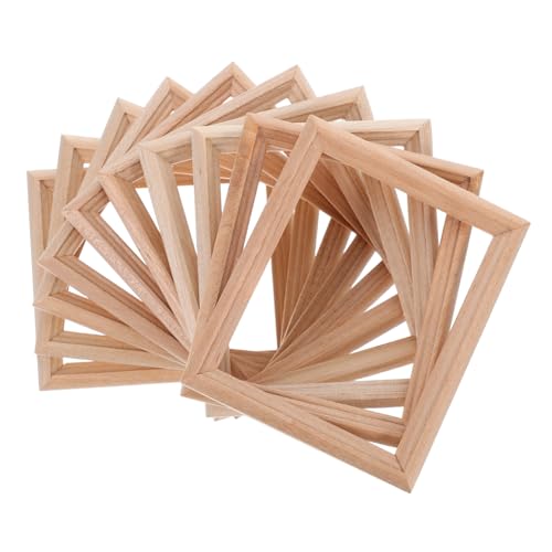Yardwe 10 Stück Teiliges Mini Bilderrahmen aus Natürlichem Holz Dekorative Miniatur Fotorahmen Modell für Puppenhaus Umweltfreundlich Lebensecht und Vielseitig Einsetzbar für Kreative Yardwe 10 Stück Teiliges Mini Bilderrahmen aus Natürlichem Holz Dekorative Miniatur Fotorahmen Modell für Puppenhaus Umweltfreundlich Lebensecht und Vielseitig Einsetzbar für Kreative von Yardwe