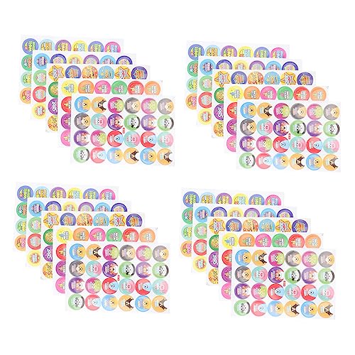 Yardwe 100 Blatt Positive Affirmations Belohnungsaufkleber für Selbstklebende Sticker zur Motivation der Schule für Lehrer Eltern und Erzieher zur Verhaltenskontrolle für Wettbewerbe von Yardwe