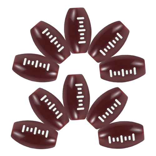 Yardwe 100 Stück Diy Acryl Rugby Perlen für Armbänder und Fußball Abstandshalter für Kreative Bastelprojekte und Schmuckherstellung Yardwe 100 Stück Diy Acryl Rugby Perlen für Armbänder und Fußball Abstandshalter für Kreative Bastelprojekte und Schmuckherstellung von Yardwe