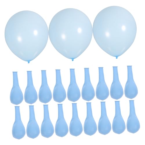 Yardwe 100Stücke Babyblaue Luftballons Für Hochzeiten Und Geburtstagsfeiern Latex Ballons Für Partydekoration Babypartys Und Elegante Anlässe von Yardwe