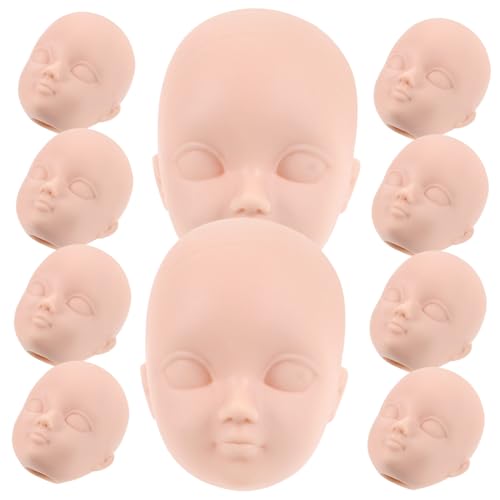Yardwe 10Stücke DIY Puppenköpfe Für Bastel Und Makeup Projekte Handgefertigte Puppenköpfe Als Puppenzubehör Für Kreative Gestaltung Und Reparatur Von Puppen Yardwe 10Stücke DIY Puppenköpfe Für Bastel Und Makeup Projekte Handgefertigte Puppenköpfe Als Puppenzubehör Für Kreative Gestaltung Und Reparatur Von Puppen von Yardwe