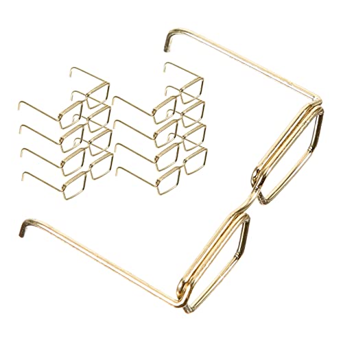 Yardwe 10stücke Teiliges Goldene Brillenrahmen Für Puppen Dekorative Brillen Ohne Linsen Puppenzubehör Für Kreative Kostüme Geschenkidee Yardwe 10stücke Teiliges Goldene Brillenrahmen Für Puppen Dekorative Brillen Ohne Linsen Puppenzubehör Für Kreative Kostüme Geschenkidee von Yardwe