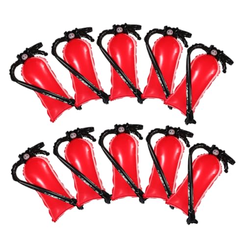 Yardwe 12 Stück Feuerlöscher Aufblasbare Ballons Dekorative Luftballons für Feuerwehrmann Geburtstagsparty und Festlichkeiten von Yardwe
