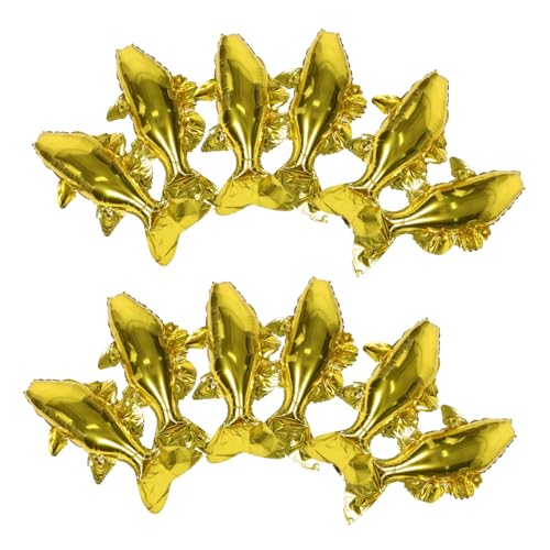 Yardwe 12 Stück Goldfisch Ballon Dekoration Goldfisch Meerestier Folienballons Fisch Hängeballon Themenballons Cartoon Ballons Meerestier Ballons Goldene Aluminiumfolie Yardwe 12 Stück Goldfisch Ballon Dekoration Goldfisch Meerestier Folienballons Fisch Hängeballon Themenballons Cartoon Ballons Meerestier Ballons Goldene Aluminiumfolie von Yardwe