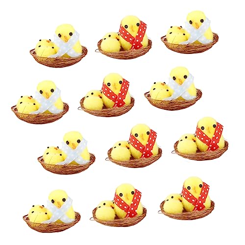 Yardwe 12 Stück Teiliges Gelbe Mini Küken Deko Realistische Simulation Praktische Osterparty Ornamente Langlebig für Schränke Tische und Festliche Frühlingsdekoration Yardwe 12 Stück Teiliges Gelbe Mini Küken Deko Realistische Simulation Praktische Osterparty Ornamente Langlebig für Schränke Tische und Festliche Frühlingsdekoration von Yardwe