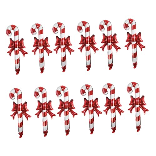 Yardwe 12 Stück Teiliges Weihnachtsballon Handlicher Aufblasbarer Zuckerstangen Stab Luftballon Festival Deko für Party Weihnachtsfeier Zubehör Yardwe 12 Stück Teiliges Weihnachtsballon Handlicher Aufblasbarer Zuckerstangen Stab Luftballon Festival Deko für Party Weihnachtsfeier Zubehör von Yardwe