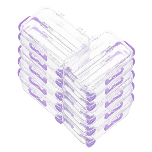 Yardwe 12 Stück Trolley -box -verpackungsbox Mini-koffer Mini-rollkoffer Mini-kunststoffkoffer Für Partygeschenke Spielzeugkoffer Spielzeuggepäck P.s Violett von Yardwe