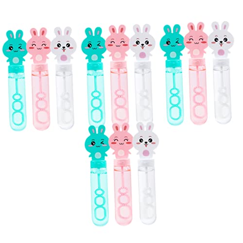 Yardwe 12Stücke Cartoon Hase Seifenblasen Lustige Blasenrohre Für Bubbles Farbenfrohe Für Geburtstagsfeiern Und Gartenpartys Zufällige Farben von Yardwe