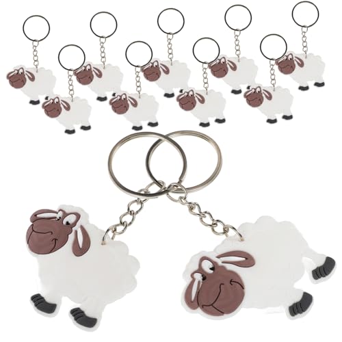 Yardwe 12Stücke Cartoon Schaf Schlüsselanhänger Pendants Tier Schlüsselanhänger Für DIY Schlüsselanhänger Süße Schaf Anhänger Für Partys Yardwe 12Stücke Cartoon Schaf Schlüsselanhänger Pendants Tier Schlüsselanhänger Für DIY Schlüsselanhänger Süße Schaf Anhänger Für Partys von Yardwe
