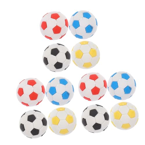 Yardwe 12Stücke Mini Fußball Radiergummis Im Design Süße Kleine Radiergummis Für Goody Tütenfüller Und Klassenzimmer Preise Vielseitig Einsetzbar Für Schule Und Zuhause von Yardwe