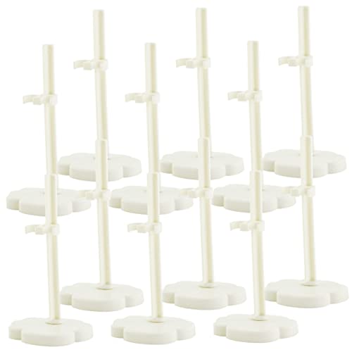 Yardwe 12Stücke Teiliges Puppenständer Stabile Figurenhalter Für Ähnliche Puppen Für Kinderzimmer Und Sammlungen Leicht Und Tragbar Kreatives Design Mit Flachem Boden von Yardwe
