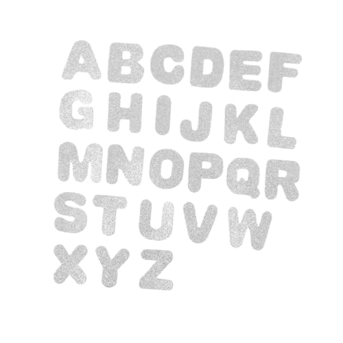Yardwe 130stücke Glitzernde Buchstaben-Sticker Selbstklebende Buchstaben Aufkleber Aus Eva Buntes Für Junge Mädchen DIY Bastelprojekte Kreatives Gestalten Und Dekoration von Yardwe