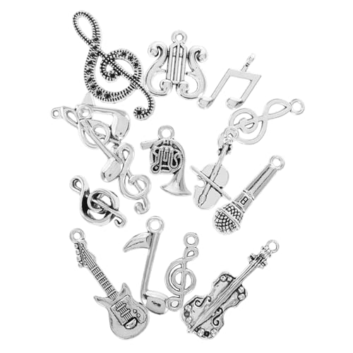 Yardwe 14 Stück Handgefertigte Musiknoten Anhänger Kleine Süße Violine Charme Selbstgemacht Kreative Instrumentenanhänger für Schmuckherstellung Yardwe 14 Stück Handgefertigte Musiknoten Anhänger Kleine Süße Violine Charme Selbstgemacht Kreative Instrumentenanhänger für Schmuckherstellung von Yardwe