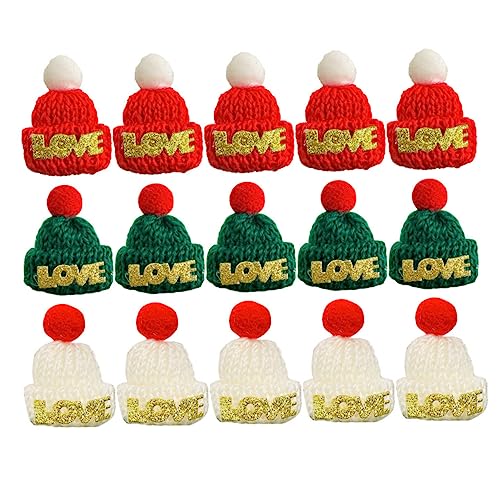 Yardwe 15 Stück Teiliges Mini Strick Weihnachtshut DIY Fingerhut Dekoration Wiederverwendbare Party Tischdeko Festliche Mützen Rot Grün und Weiß für Weihnachtsfeiern und Bastelprojekte Yardwe 15 Stück Teiliges Mini Strick Weihnachtshut DIY Fingerhut Dekoration Wiederverwendbare Party Tischdeko Festliche Mützen Rot Grün und Weiß für Weihnachtsfeiern und Bastelprojekte von Yardwe