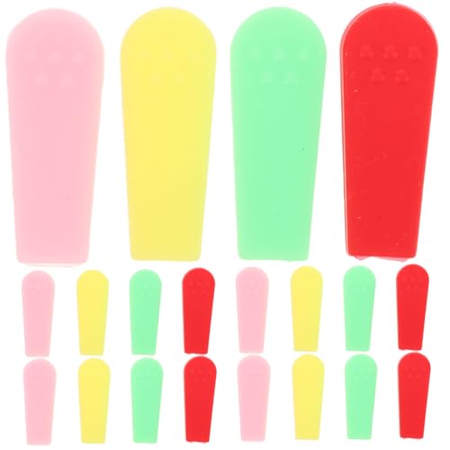 Yardwe 16 Stück Teiliges Krallenclip Gummiüberzüge für Greifmaschinen Ersatzhülsen Rot Grün und Orange für Verbesserten Grip und Benutzerfreundlichkeit von Yardwe
