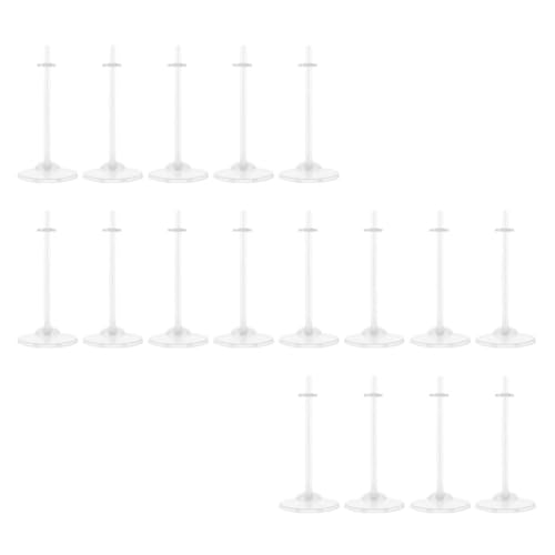 Yardwe 17Stücke Teiliges Puppenständer Aus Hochwertigem Transparentes Doll Display Für Zuhause Kinderzimmer Geschäfte Und Einkaufszentren Unterstützung Für Puppen von Yardwe