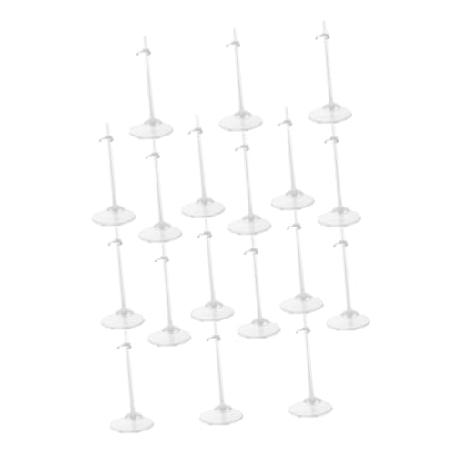 Yardwe 18Stücke Puppenständer Transparente Puppenhalter Für Puppen Display Stabil Und Langlebig Zubehör Für Puppenausstellung Aufräumen von Yardwe