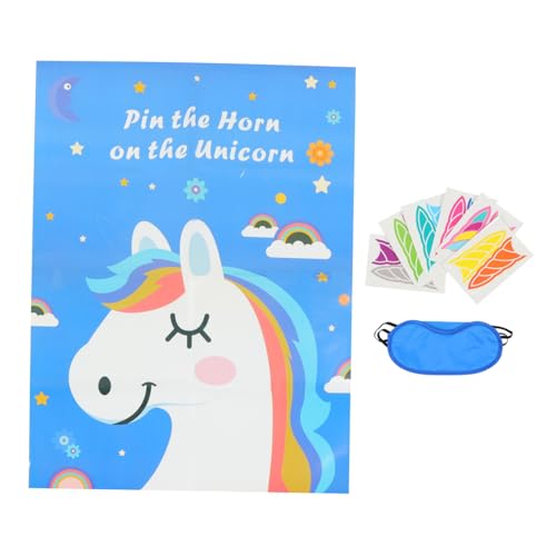 Yardwe 1Satz Einhorn Partyspiel für Kreatives Einhorn für Geburtstagsfeiern für Raumdekoration Praktischen Fähigkeiten bei Kleinen Yardwe 1Satz Einhorn Partyspiel für Kreatives Einhorn für Geburtstagsfeiern für Raumdekoration Praktischen Fähigkeiten bei Kleinen von Yardwe