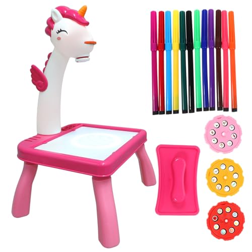 Yardwe 1Satz Einhorn Zeichentisch für Kreatives Malspielzeug mit Nachzeichnungsfunktion Fördert Vorstellungskraft und Praktische Fähigkeiten für Kleine Künstler Yardwe 1Satz Einhorn Zeichentisch für Kreatives Malspielzeug mit Nachzeichnungsfunktion Fördert Vorstellungskraft und Praktische Fähigkeiten für Kleine Künstler von Yardwe