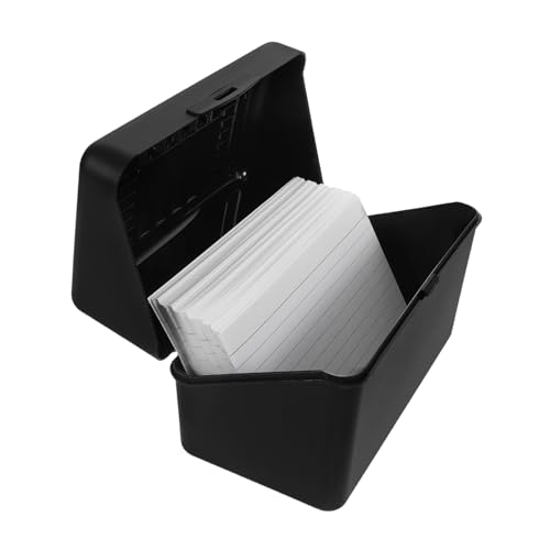 Yardwe 1Satz Karteikartenbox mit Notizblock Multifunktionale Aufbewahrungsbox für Karteikarten und Notizen für Büro Schule und Zuhause Großes Fassungsvermögen Robustes Yardwe 1Satz Karteikartenbox mit Notizblock Multifunktionale Aufbewahrungsbox für Karteikarten und Notizen für Büro Schule und Zuhause Großes Fassungsvermögen Robustes von Yardwe