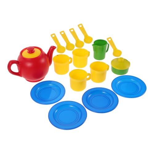 Yardwe 1Satz Tee Set für Rollenspiele Teiliges Teeservice mit Bunten und Kanne Sicheres für Kinderküche und Teeparty Spaß für Jungen Yardwe 1Satz Tee Set für Rollenspiele Teiliges Teeservice mit Bunten und Kanne Sicheres für Kinderküche und Teeparty Spaß für Jungen von Yardwe