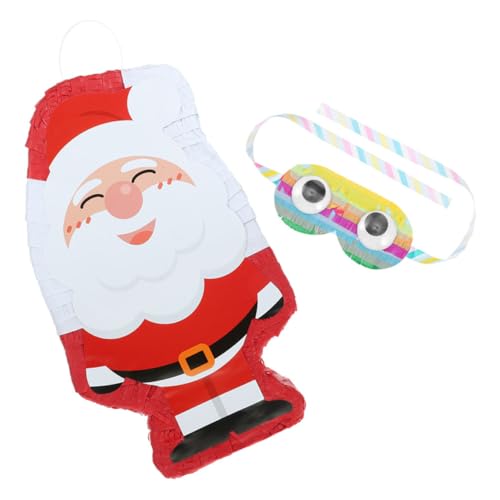 Yardwe 1Satz Weihnachtsmann Pinata Mit Augenmaske Partydekoration Für Weihnachtsfeiern Gefüllt Mit Süßigkeiten Und Kleinen Geschenken Lustige Aktivität Für Kindergeburtstage Yardwe 1Satz Weihnachtsmann Pinata Mit Augenmaske Partydekoration Für Weihnachtsfeiern Gefüllt Mit Süßigkeiten Und Kleinen Geschenken Lustige Aktivität Für Kindergeburtstage von Yardwe