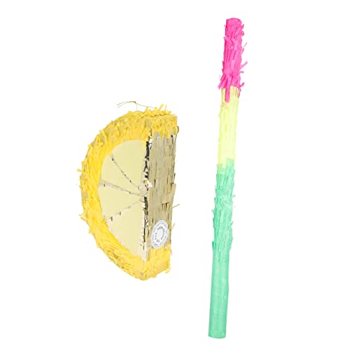 Yardwe 1Satz Zitronen Piñata Für Kindergeburtstag Einzigartige Sommerdekoration Aus Langlebigem Aluminiumfolienmaterial Zum Befüllen Mit Süßigkeiten Und Vielseitig Einsetzbar von Yardwe