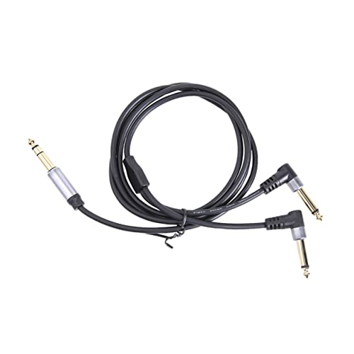Yardwe 1Stück Stecker Mono Gitarrenkabel Dual Single Track Audiokabel Für Gitarre Langlebig von Yardwe